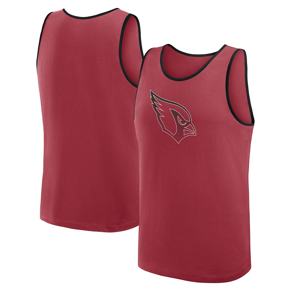 Men's Logo Athletic Cardinal Arizona Cardinals Unmatched Success Tank Top