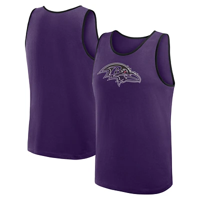Men's Logo Athletic Purple Baltimore Ravens Unmatched Success Tank Top