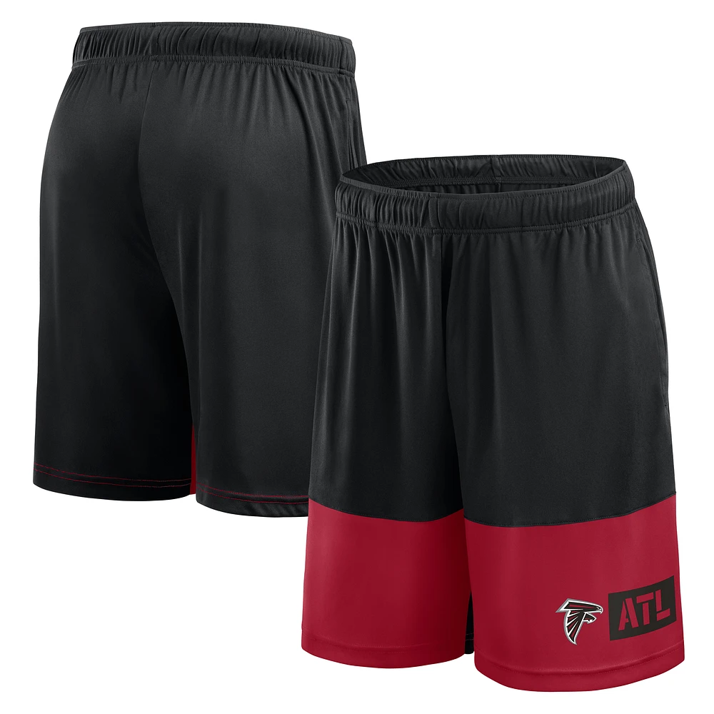 Men's Logo Athletic Black Atlanta Falcons Best of the Shorts