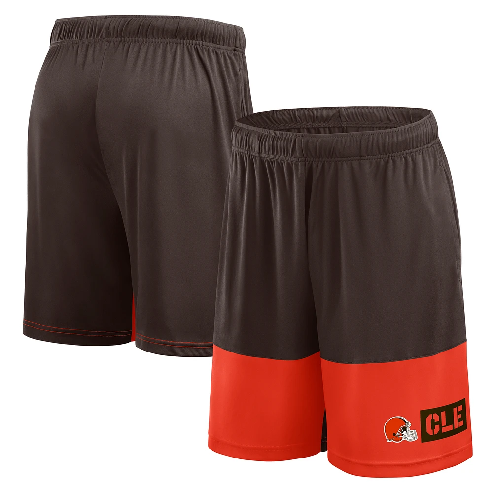 Men's Logo Athletic Brown Cleveland Browns Best of the Shorts
