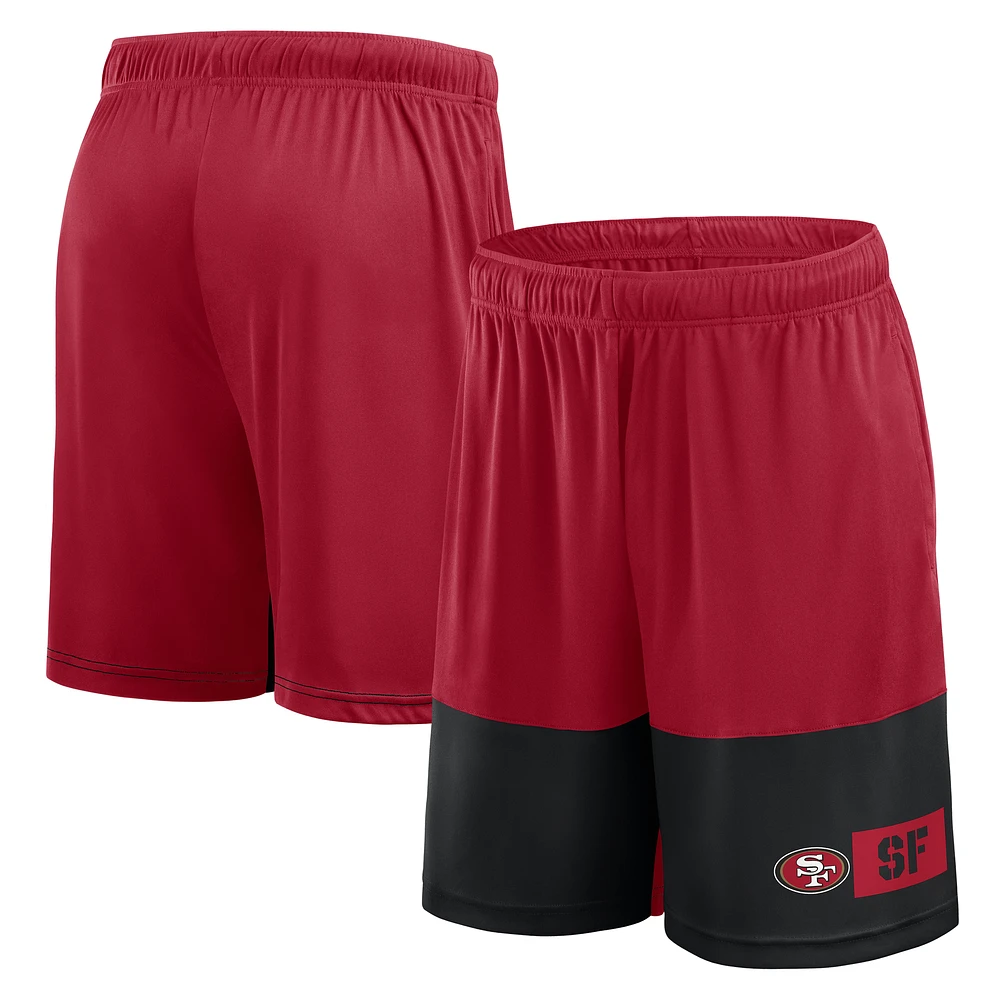 Men's Logo Athletic Scarlet San Francisco 49ers Best of the Shorts