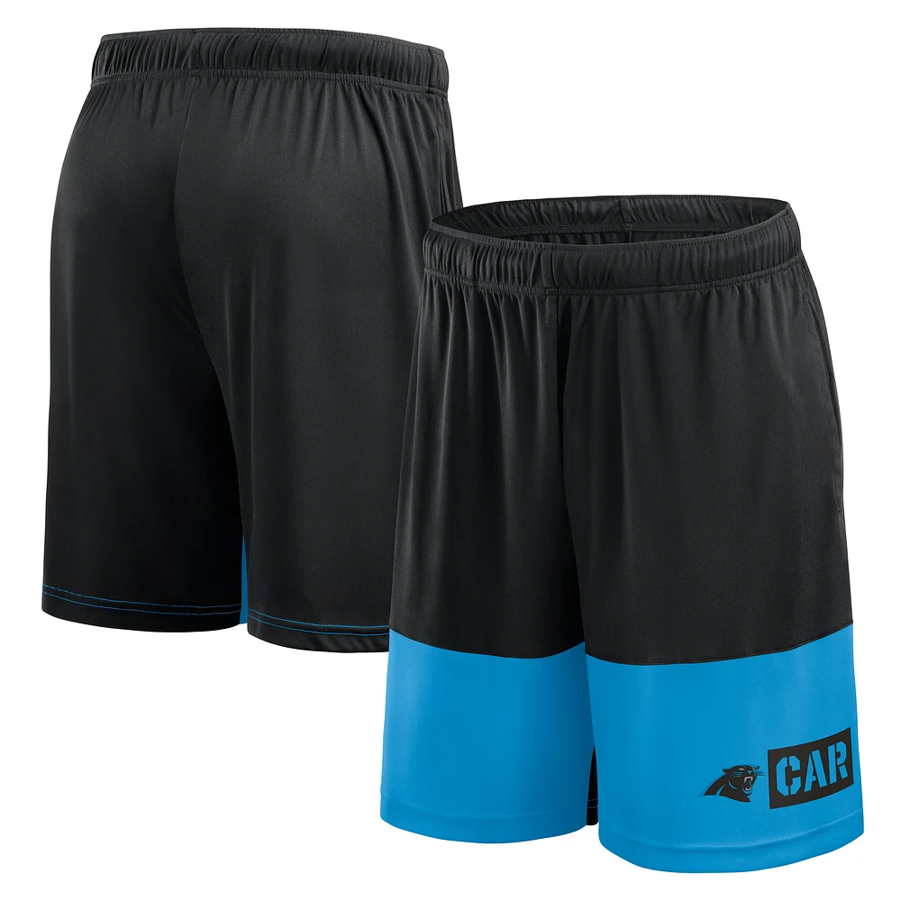 Men's Logo Athletic Black Carolina Panthers Best of the Shorts