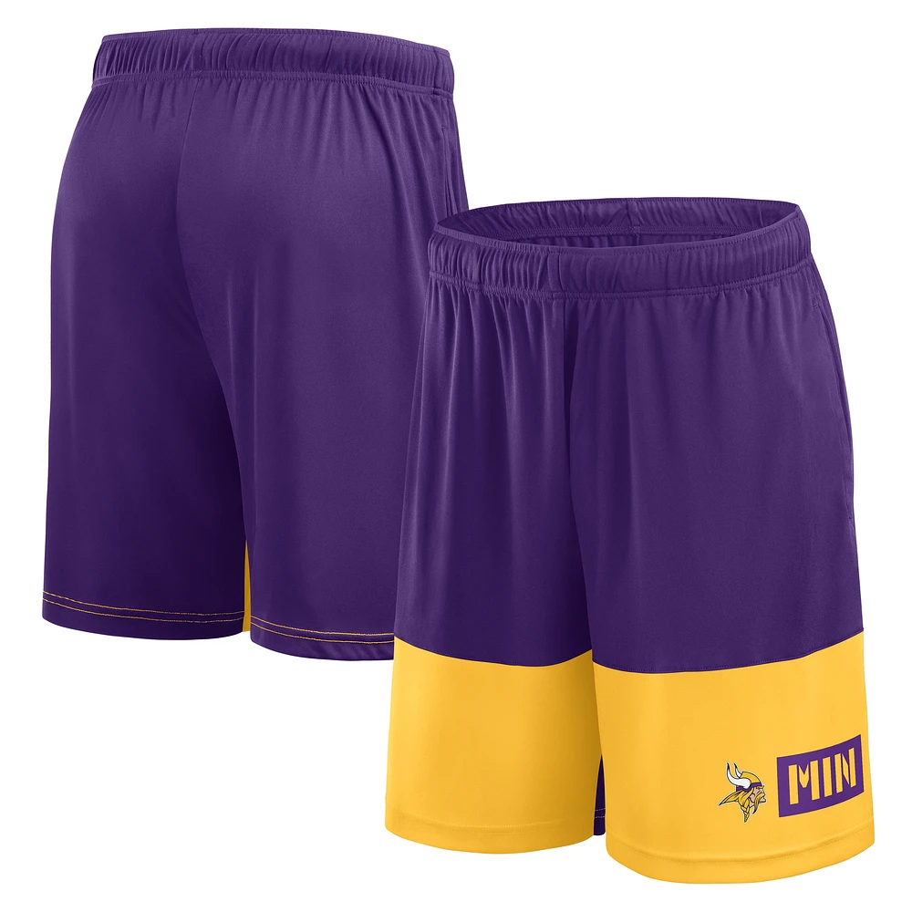 Men's Logo Athletic Purple Minnesota Vikings Best of the Shorts