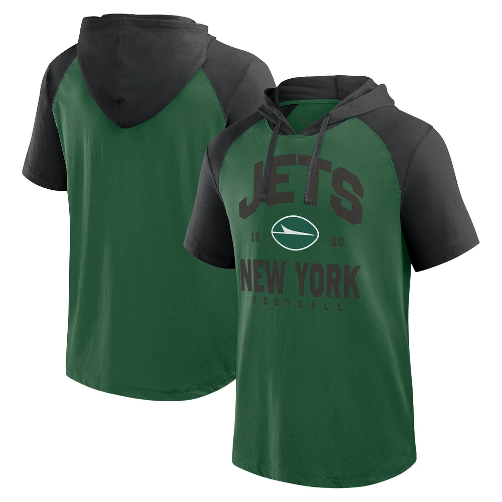 Men's Logo Athletic Green New York Jets Prime Hoodie T-Shirt