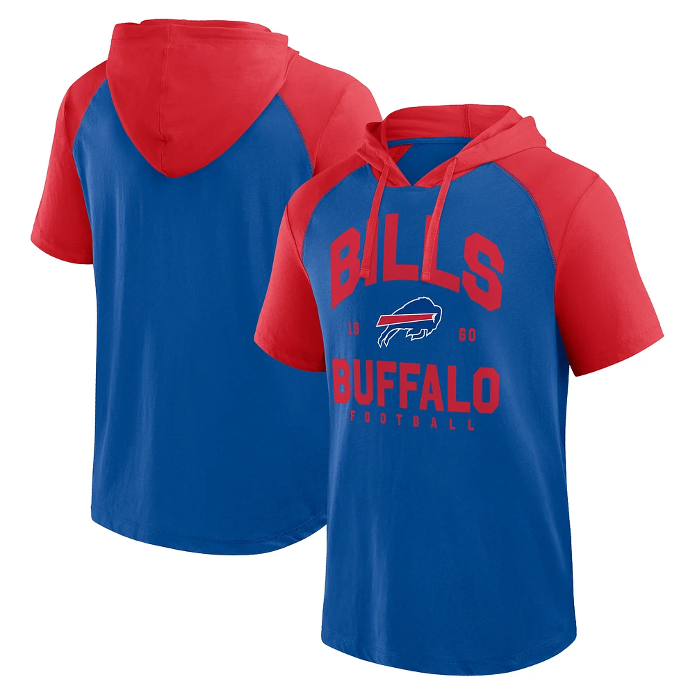 Men's Logo Athletic Royal Buffalo Bills Prime Hoodie T-Shirt
