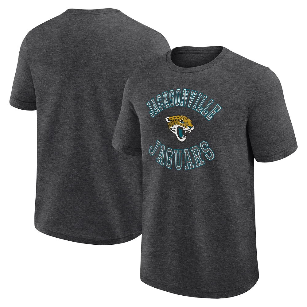 Men's Logo Athletic Heather Charcoal Jacksonville Jaguars Success T-Shirt