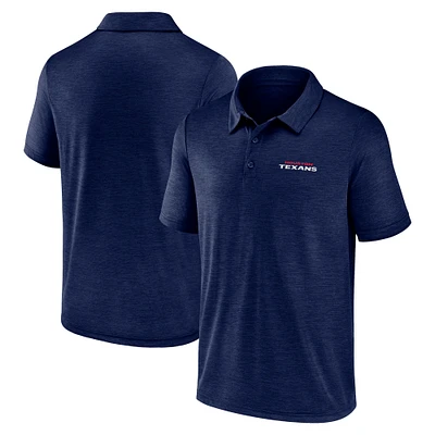 Men's Logo Athletic Navy Houston Texans Unstoppable Polo