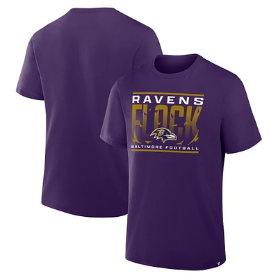 Men's Fanatics Purple Baltimore Ravens Hometown True Favorite T-Shirt