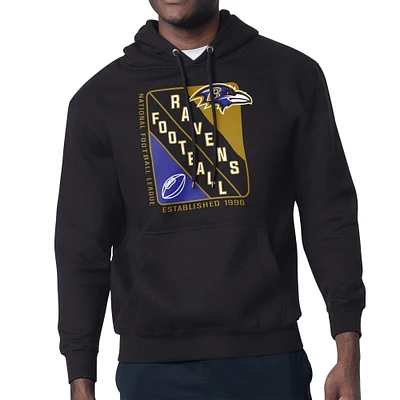 Men's Starter Baltimore Ravens Shield Logo Pullover Hoodie