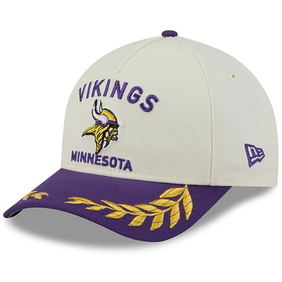 Men's New Era /Purple Minnesota Vikings 2025 NFL Draft 9FORTY A-Frame M-Crown Adjustable Hat
