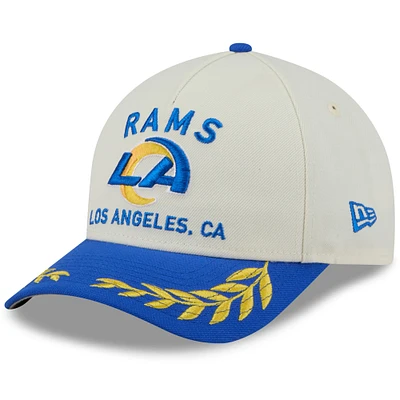 Men's New Era /Royal Los Angeles Rams 2025 NFL Draft 9FORTY A-Frame M-Crown Adjustable Hat