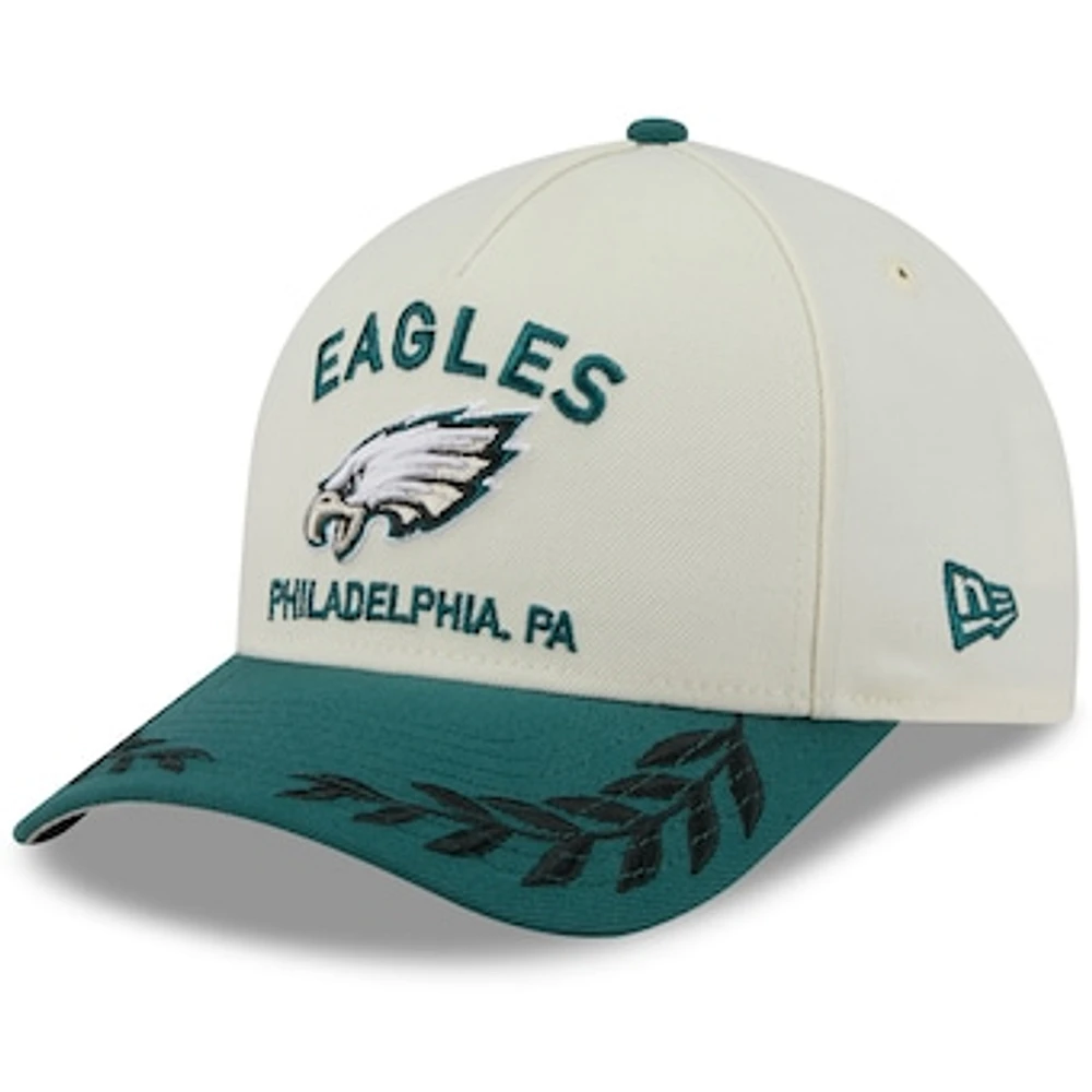 Men's New Era /Midnight Green Philadelphia Eagles 2025 NFL Draft 9FORTY A-Frame M-Crown Adjustable Hat