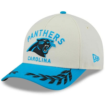 Men's New Era /Blue Carolina Panthers 2025 NFL Draft 9FORTY A-Frame M-Crown Adjustable Hat