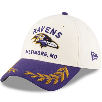 Men's New Era /Purple Baltimore Ravens 2025 NFL Draft 39THIRTY Flex Hat