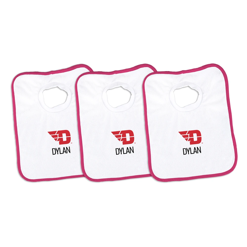 Infant Chad & Jake Dayton Flyers Personalized 3-Pack Bib Set