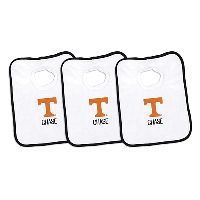Infant Chad & Jake Tennessee Volunteers Personalized 3-Pack Bib Set