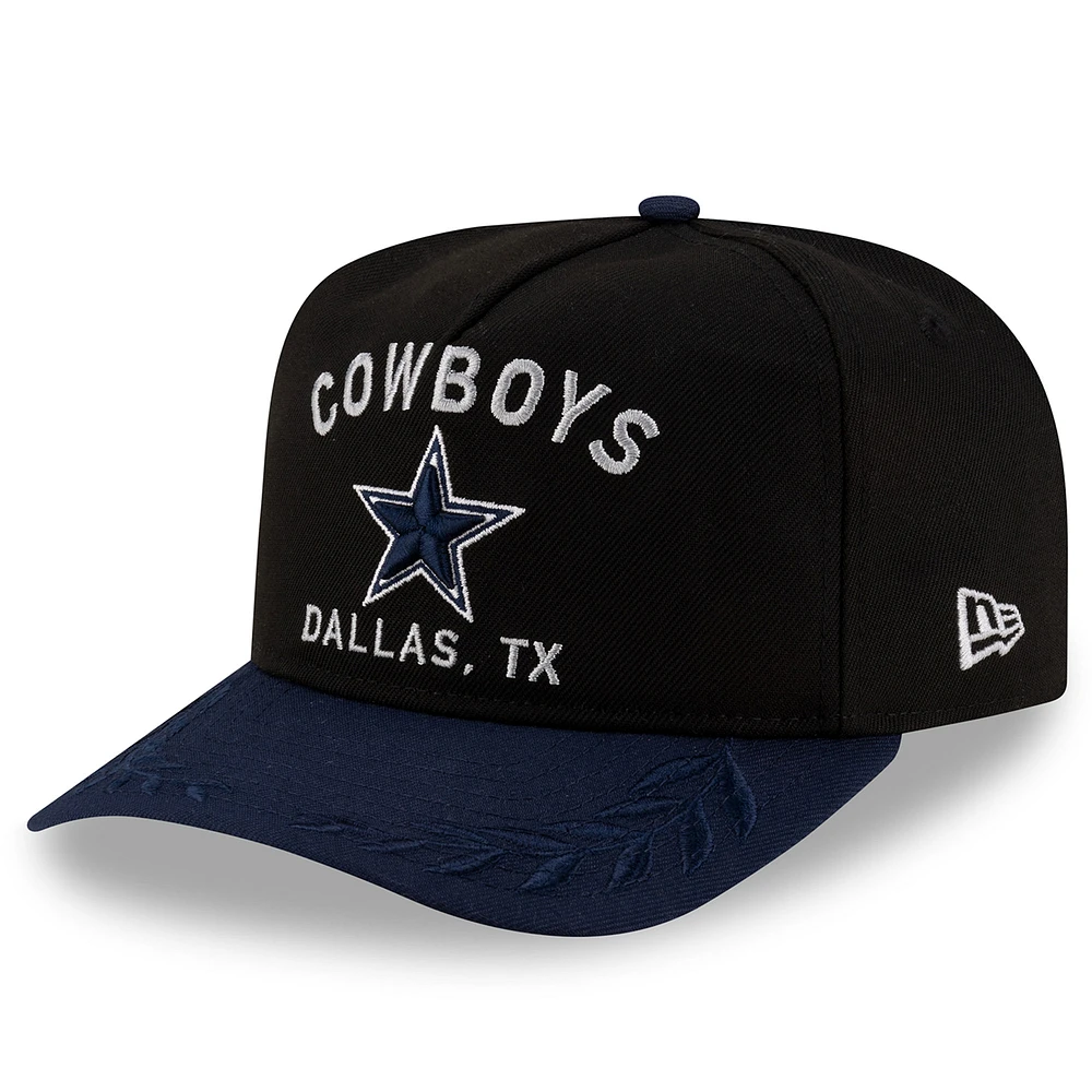 Men's New Era /Navy Dallas Cowboys 2025 NFL Draft A-Frame 9FIFTY Snapback Hat