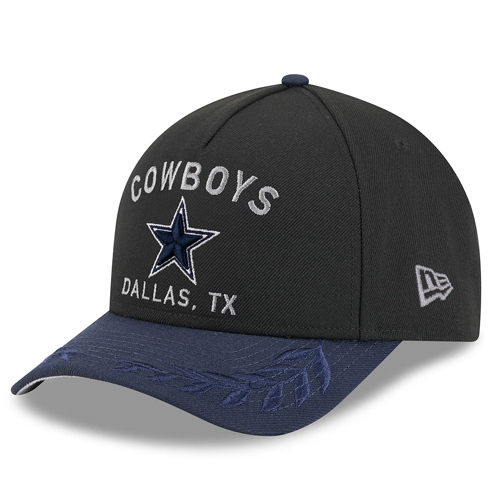 Men's New Era /Navy Dallas Cowboys 2025 NFL Draft 9FORTY A-Frame M-Crown Adjustable Hat