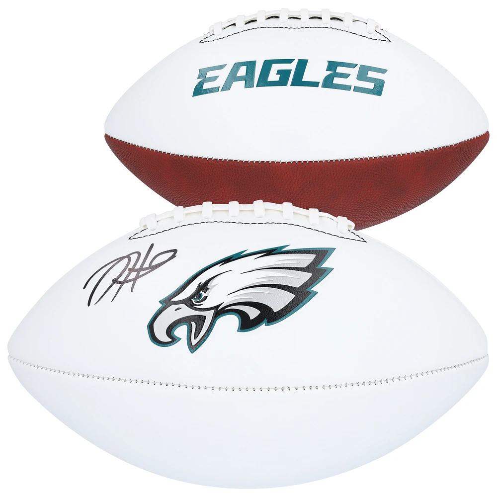 Jalen Hurts Philadelphia Eagles Autographed Franklin White Panel Football