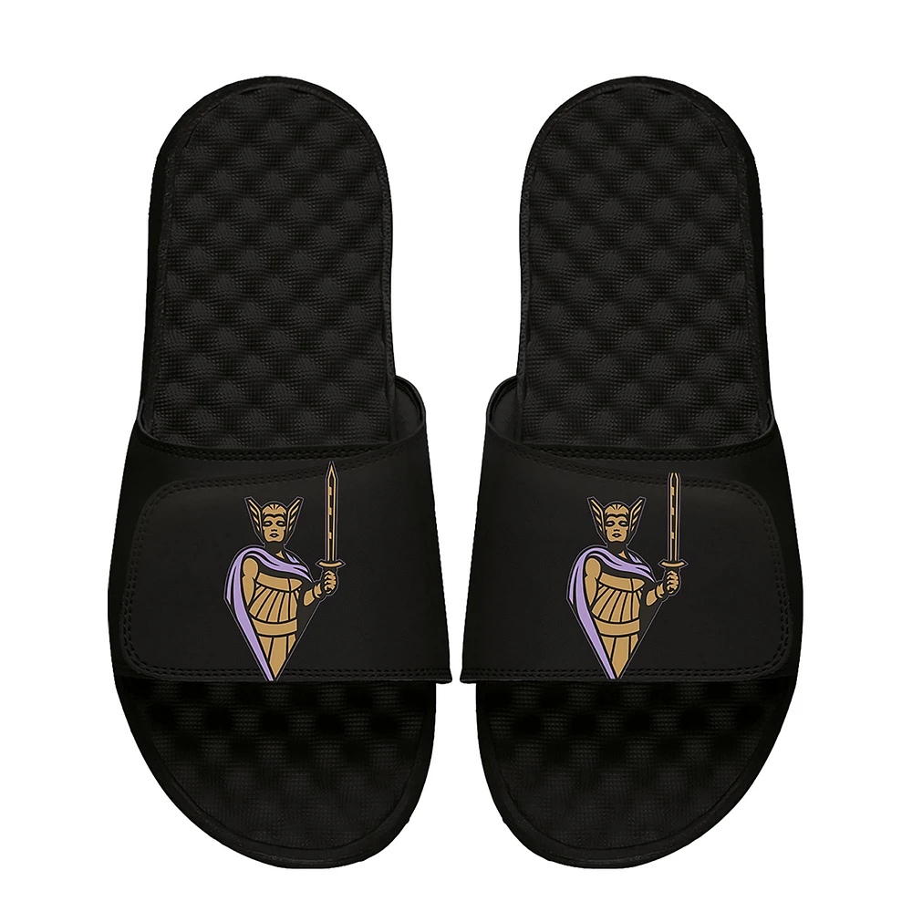 Youth ISlide Black Golden State Valkyries Tertiary Logo Slide Sandals