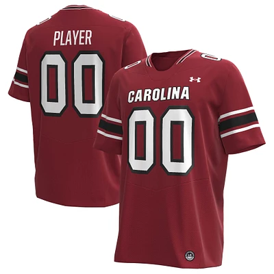 Men's Under Armour Garnet South Carolina Gamecocks NIL Pick-A-Player Replica Football Jersey