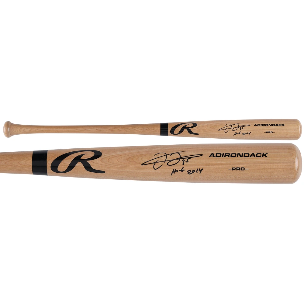 Frank Thomas Chicago White Sox Autographed Blonde Rawlings Adirondack Pro Bat with "HOF 2014" Inscription