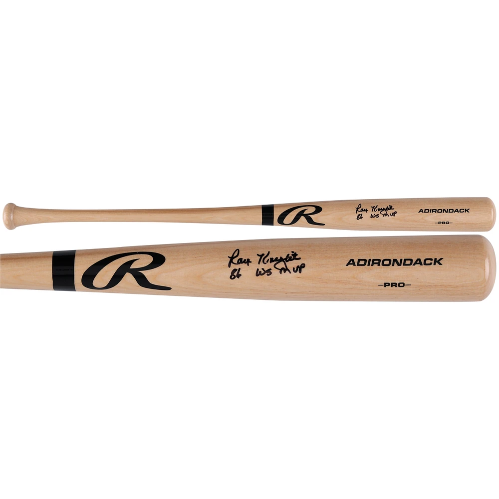 Ray Knight New York Mets Autographed Blonde Rawlings Pro Bat with "86 WS MVP" Inscription