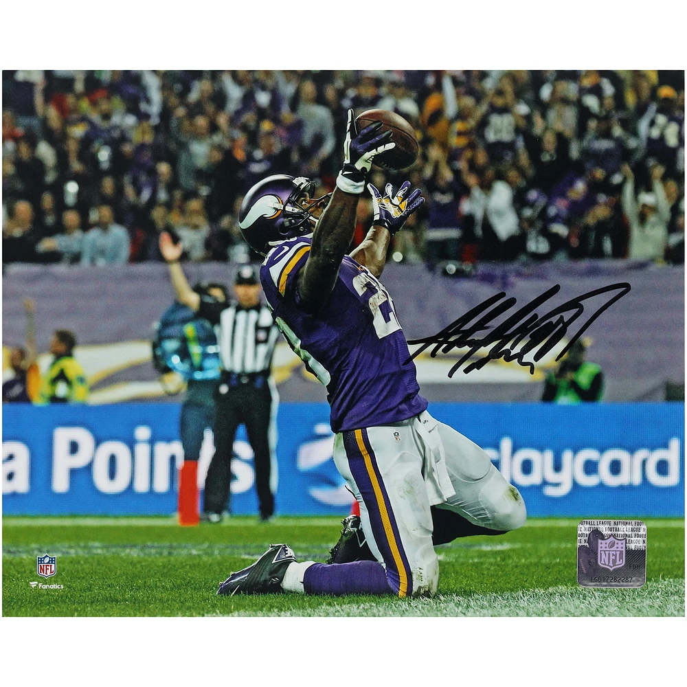 Adrian Peterson Minnesota Vikings Autographed 8" x 10" Celebration Photograph
