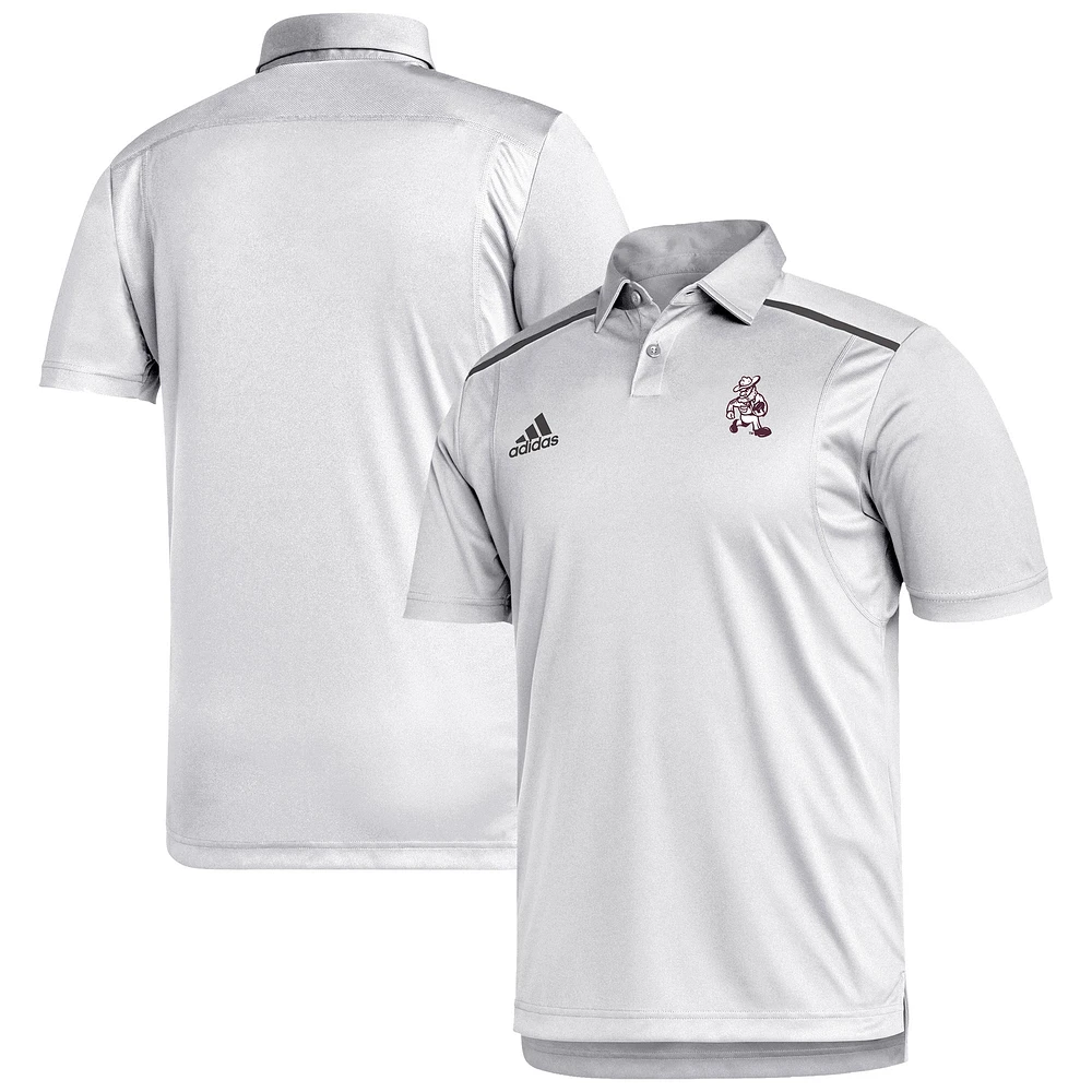 Men's adidas White Texas A&M Aggies Ol' Sarge Team-Issued Polo
