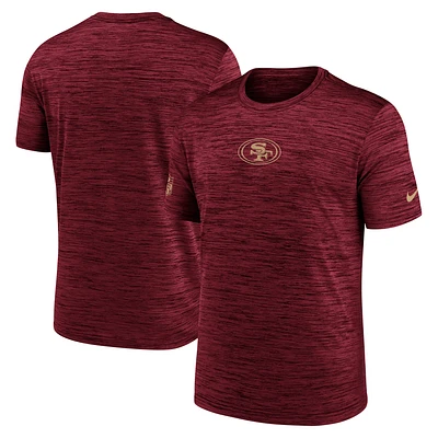 Men's Nike Scarlet San Francisco 49ers Big & Tall Sideline Velocity Performance T-Shirt