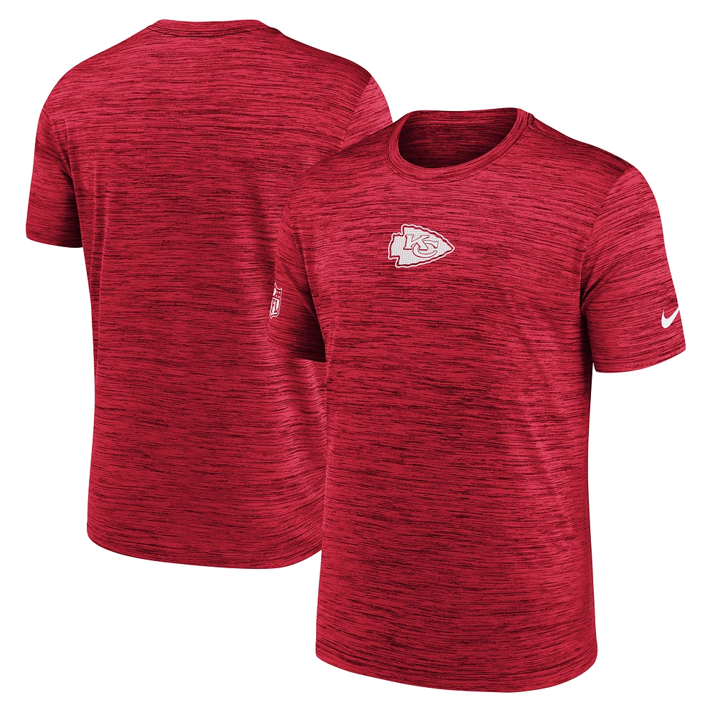 Men's Nike Red Kansas City Chiefs Big & Tall Sideline Velocity Performance T-Shirt