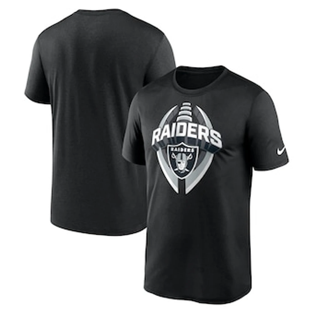 Men's Nike Black Las Vegas Raiders Big & Tall Primetime Legend Icon Performance T-Shirt