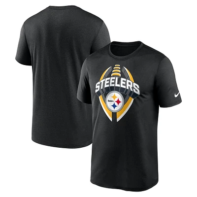 Men's Nike Black Pittsburgh Steelers Big & Tall Primetime Legend Icon Performance T-Shirt