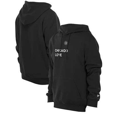 Men's New Era x j-FROST Black Chicago Cubs Pullover Hoodie