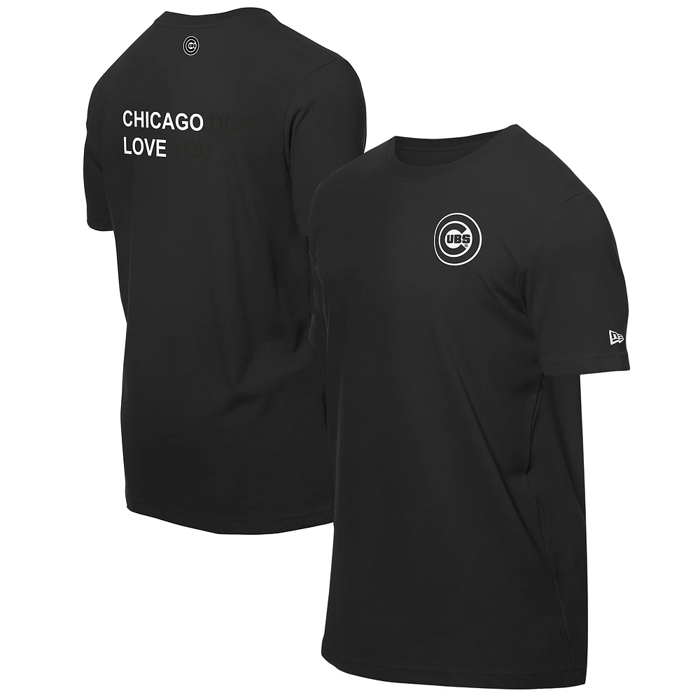 Men's New Era x j-FROST Black Chicago Cubs T-Shirt