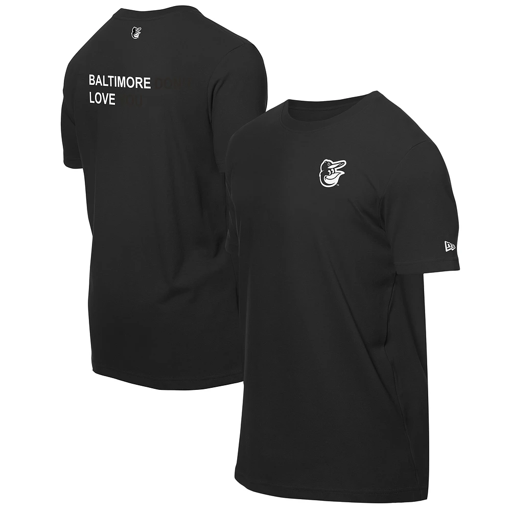 Men's New Era x j-FROST Black Baltimore Orioles T-Shirt