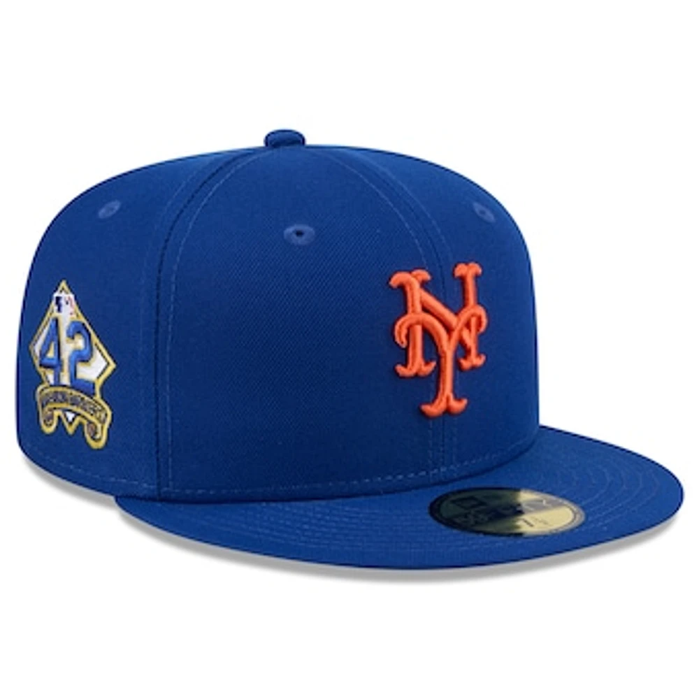 Men's New Era Royal York Mets 2025 Jackie Robinson Day 59FIFTY Fitted Hat