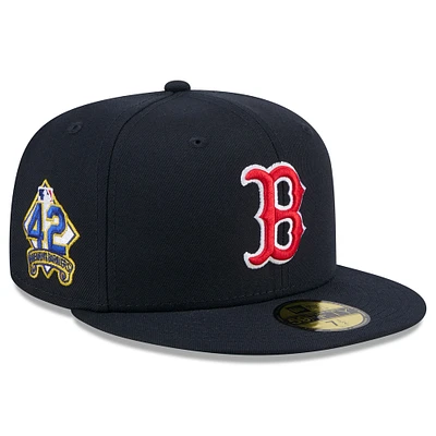 Men's New Era Navy Boston Red Sox 2025 Jackie Robinson Day 59FIFTY Fitted Hat