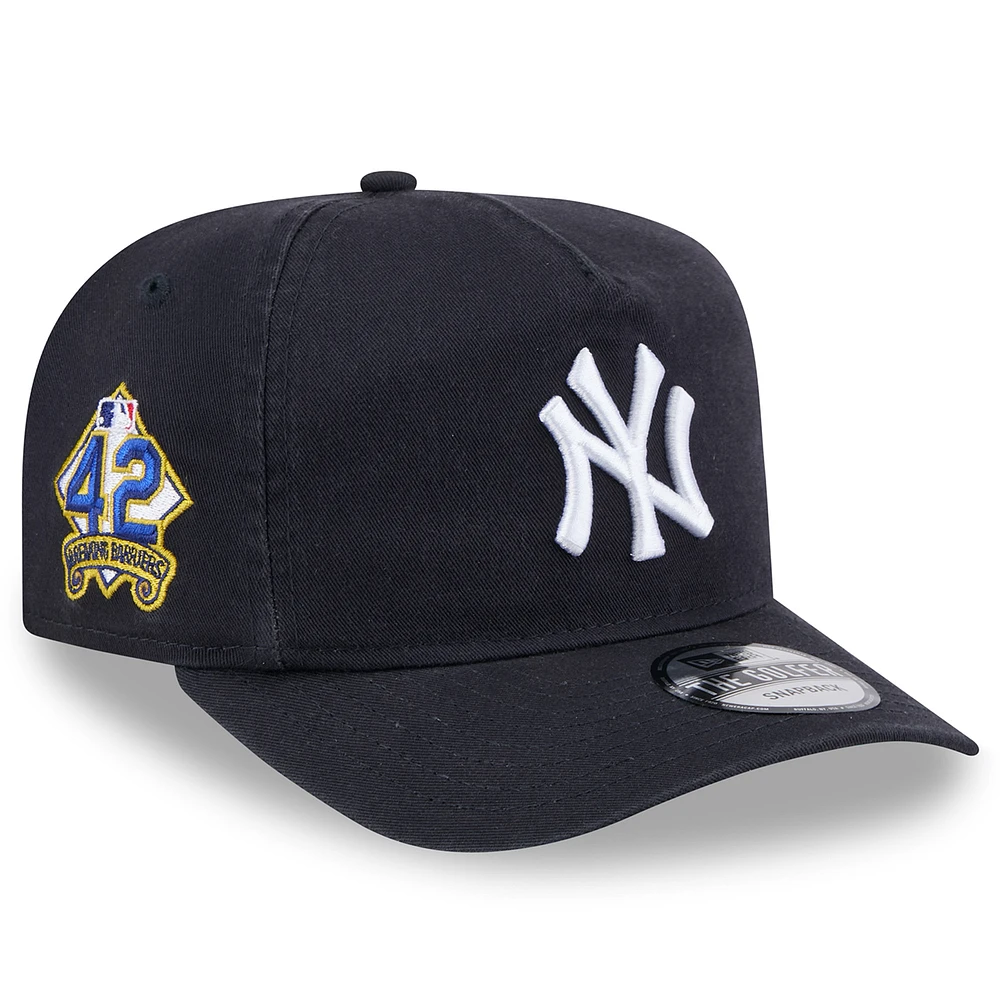 Men's New Era Navy New York Yankees 2025 Jackie Robinson Day Golfer Adjustable Hat