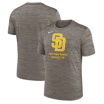 Men's Nike Brown San Diego Padres Velocity Performance T-Shirt
