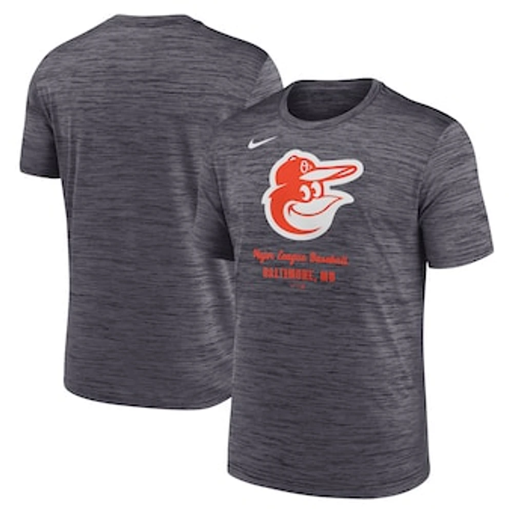 Men's Nike Gray Baltimore Orioles Velocity Performance T-Shirt