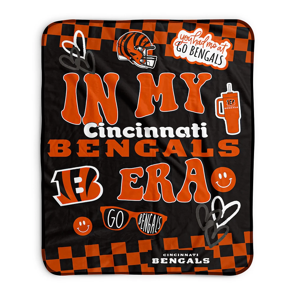 Pegasus Cincinnati Bengals 50" x 60" In My Era Fleece Blanket