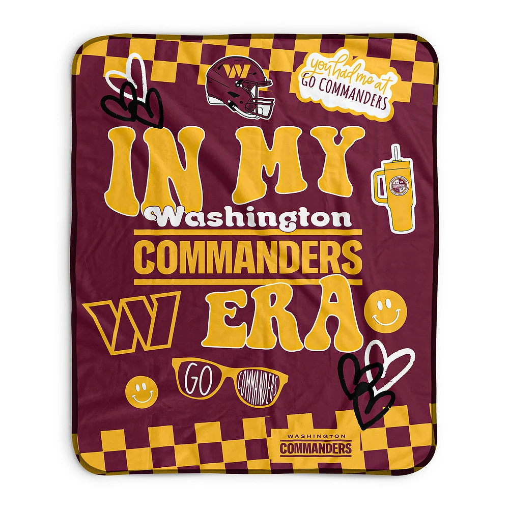 Pegasus Washington Commanders 50" x 60" In My Era Fleece Blanket