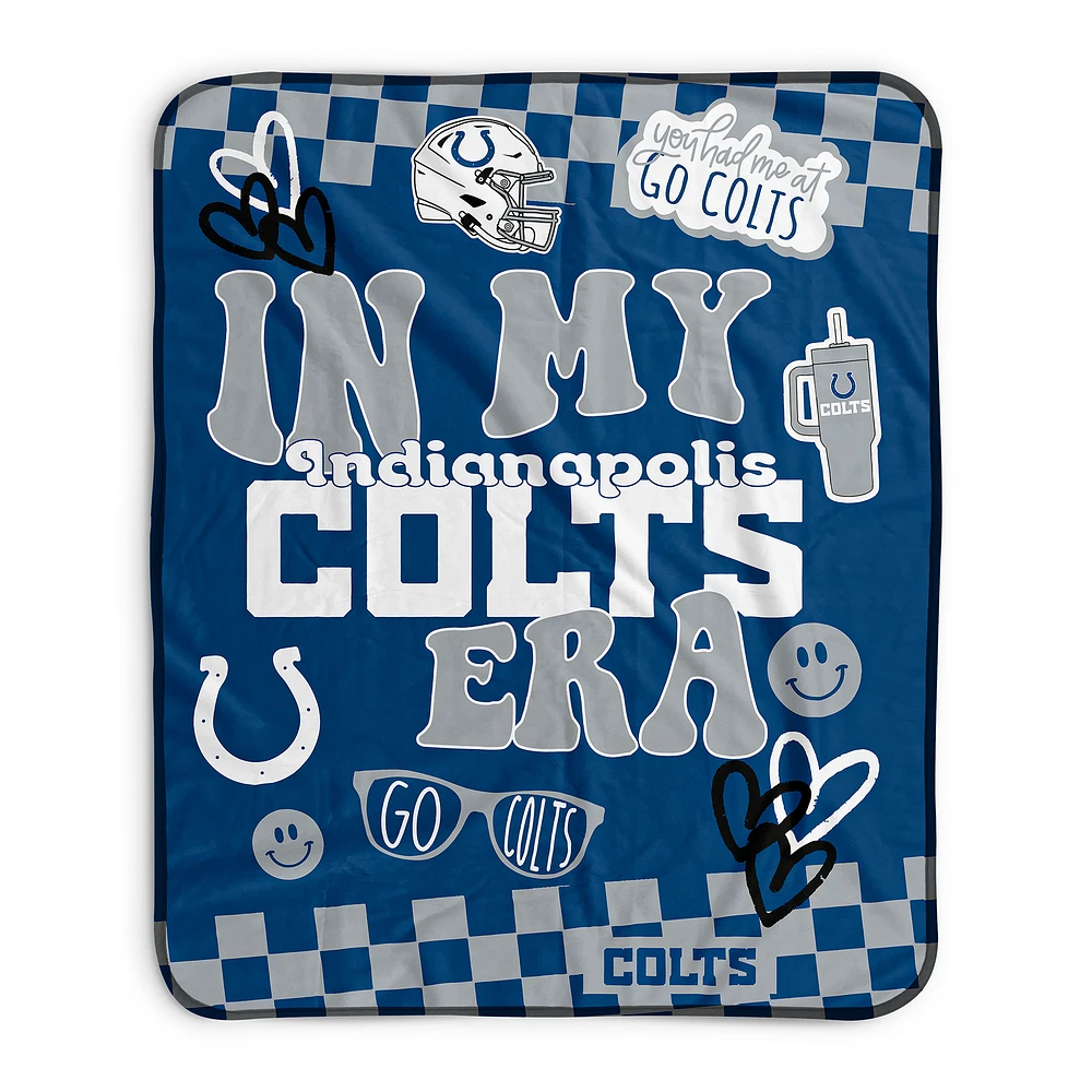 Pegasus Indianapolis Colts 50" x 60" In My Era Fleece Blanket