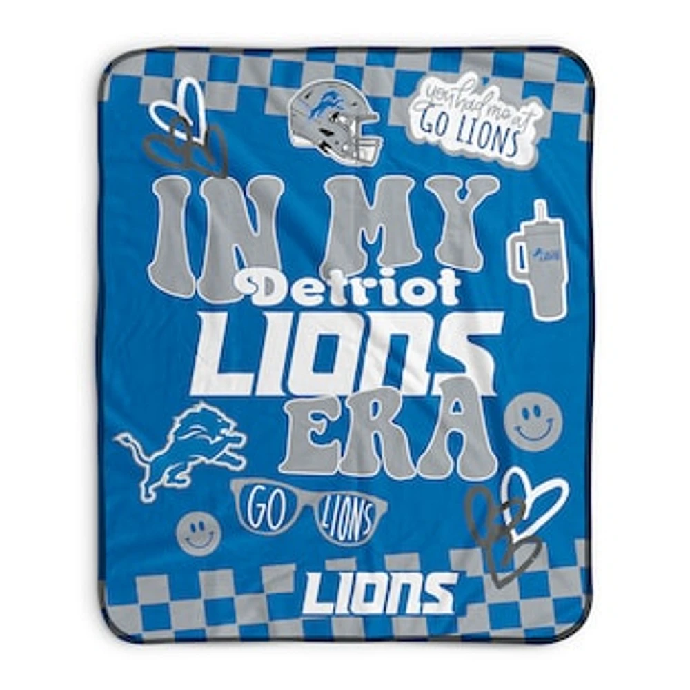 Pegasus Detroit Lions 50" x 60" In My Era Fleece Blanket