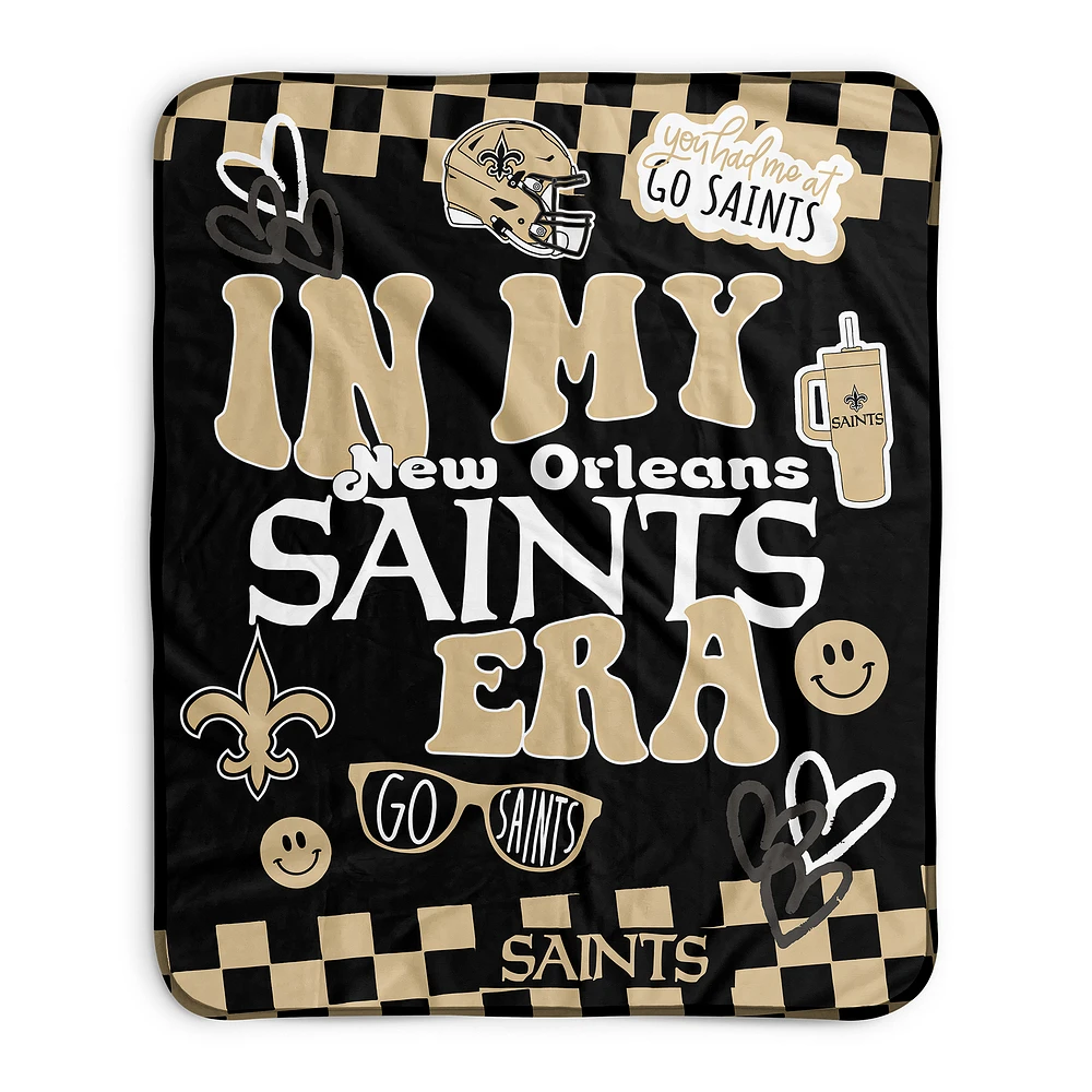 Pegasus New Orleans Saints 50" x 60" In My Era Fleece Blanket