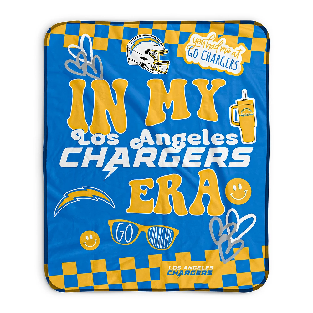 Pegasus Los Angeles Chargers 50" x 60" In My Era Fleece Blanket