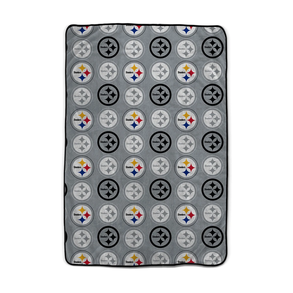 Pegasus Pittsburgh Steelers 60" x 72" Logo Roll Ultra Soft Blanket