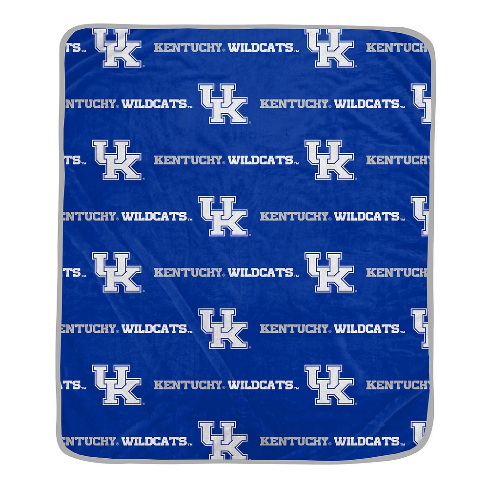 Pegasus Kentucky Wildcats 60" x 72" Repeat Logo Wordmark Ultra Soft Blanket