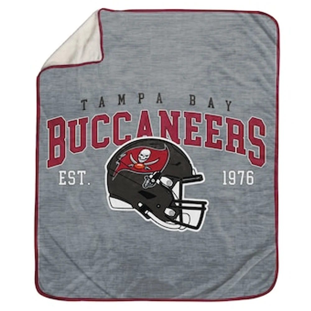 Pegasus Tampa Bay Buccaneers 50" x 60" Arch Block Ultra Cozy Sweatshirt Blanket